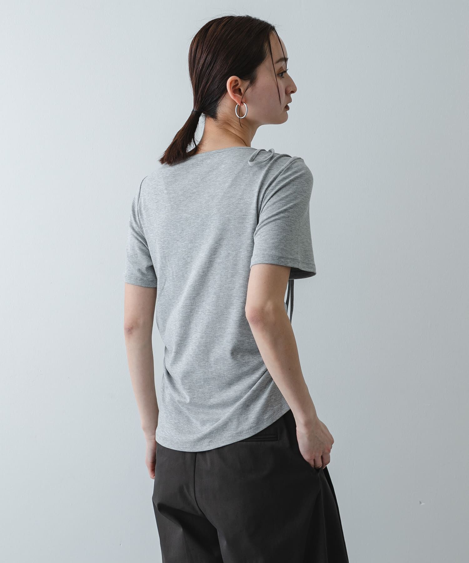 SENSE OF PLACE by URBAN RESEARCH「アシメデザインTシャツ(半袖)」|Tシャツ・カットソー|