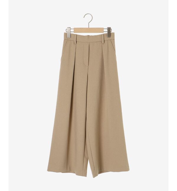  「ウールライクフロントタックワイドクロップドパンツ」|その他|