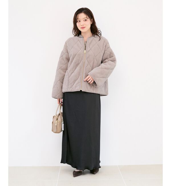  「リバーシブルタフタ&times;ファーキルトジャケット」|その他|