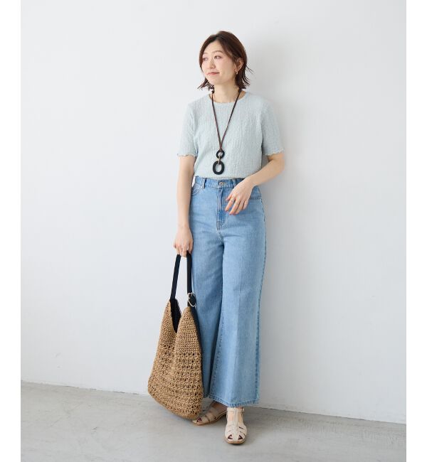  「《WEB限定アイテム》シュリンクジャージーメロウトップス」|Tシャツ・カットソー|