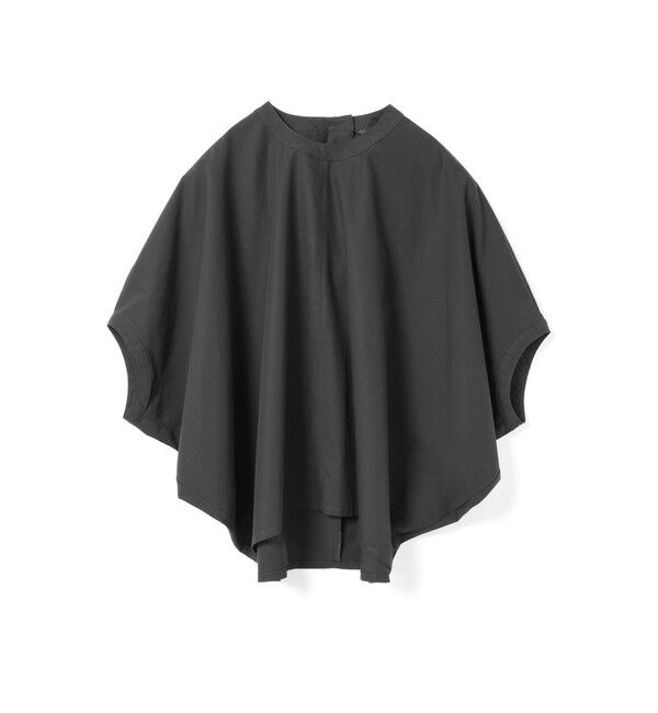 mizuiro ind「mizuiro ind コットンリネンコクーンプルオーバー」|シャツ・ブラウス|ブラック