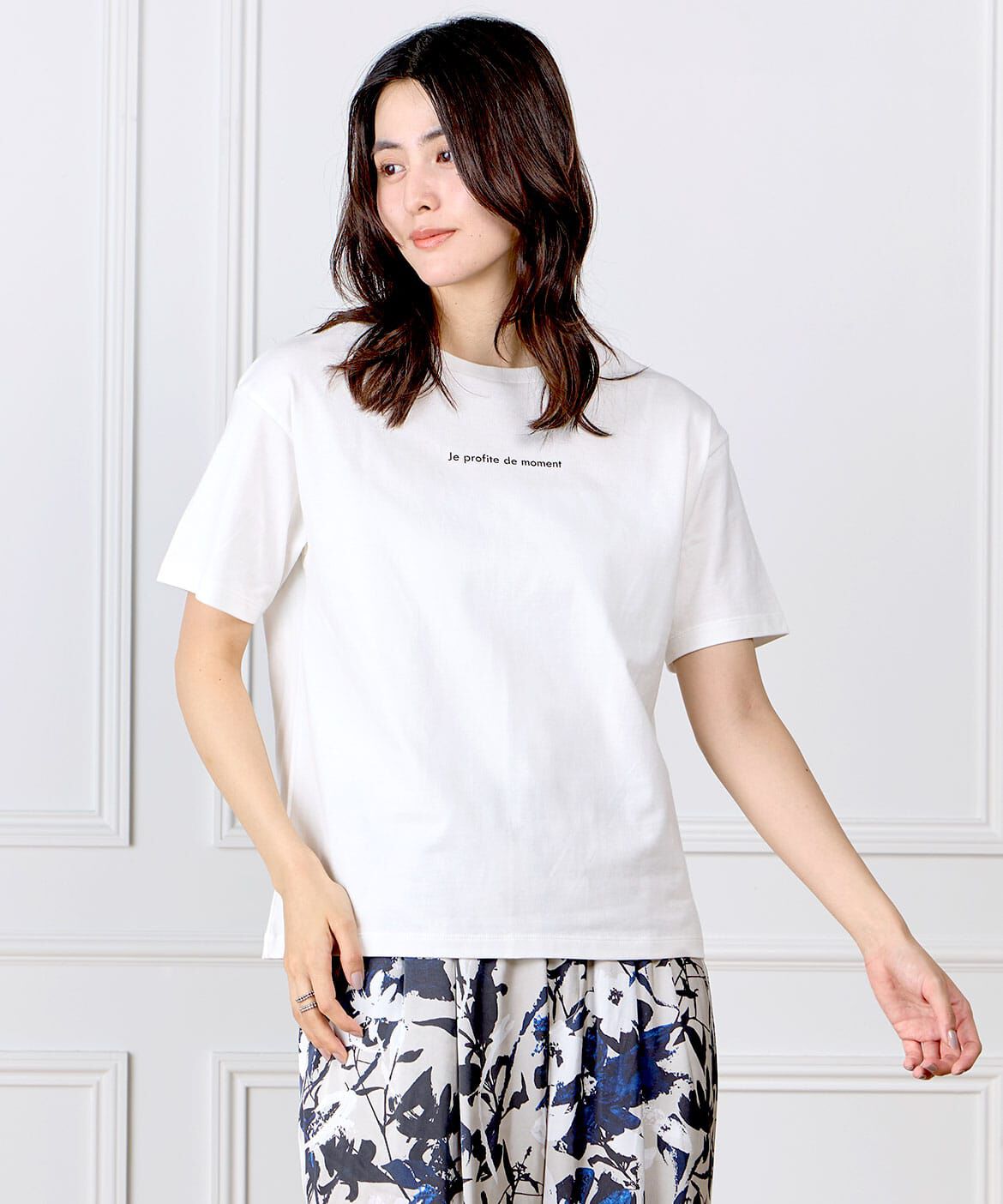 INED「プリントロゴTシャツ」|Tシャツ・カットソー|