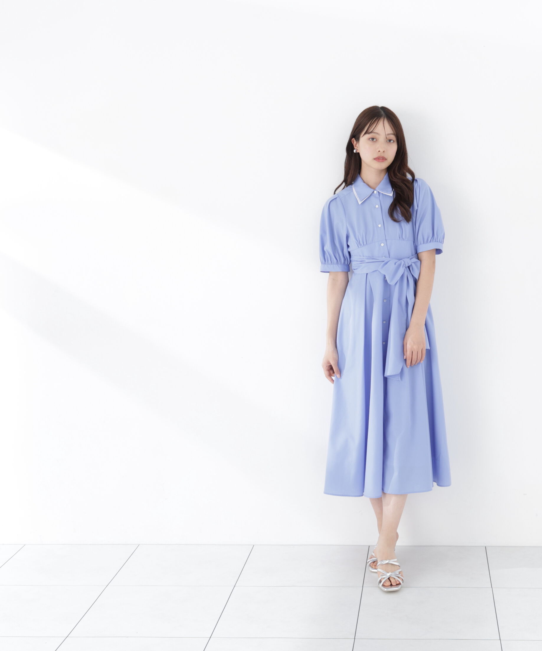 PROPORTION BODY DRESSING「レイヤードカラーシャツワンピース 26SS」|ワンピース|