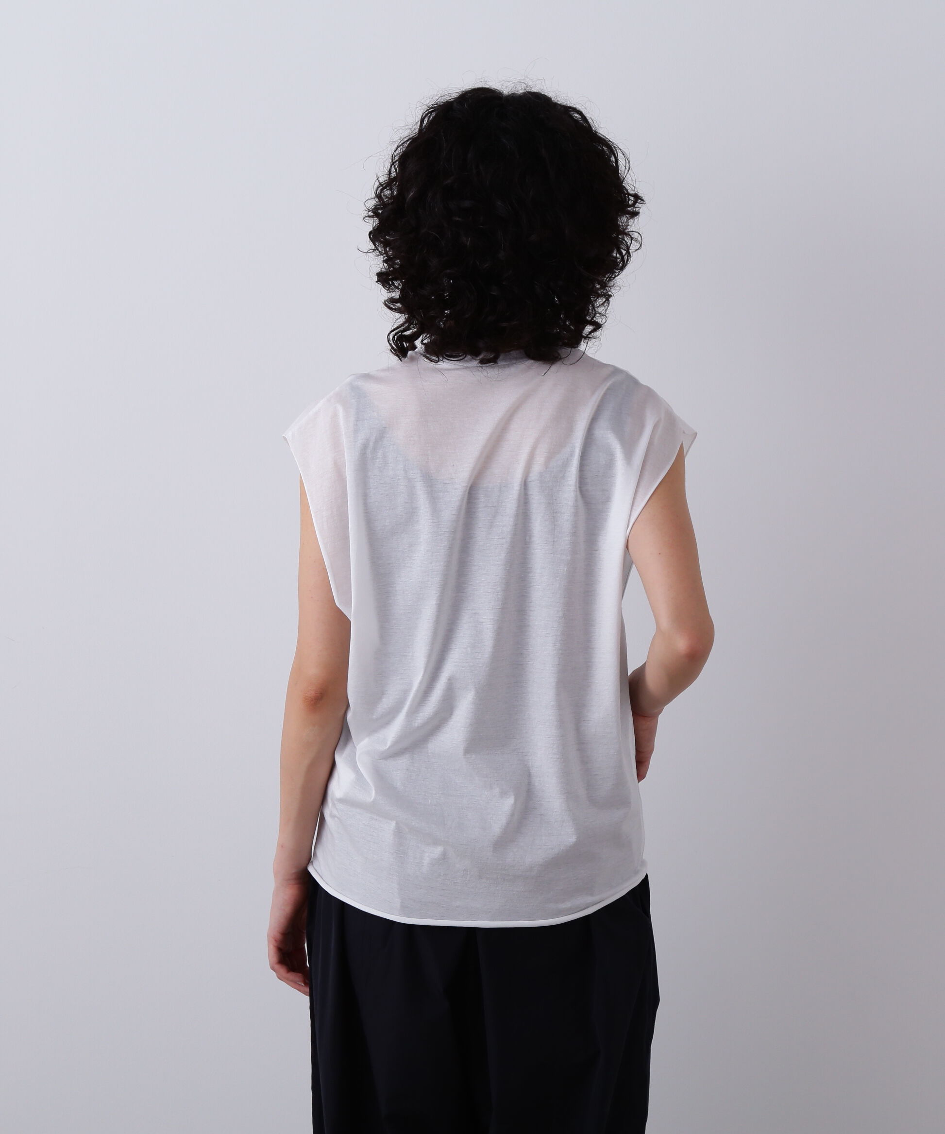 YLEVE 「YLEVE / COTTON SHEER JERSEY SLEEVELESS」|Tシャツ・カットソー|