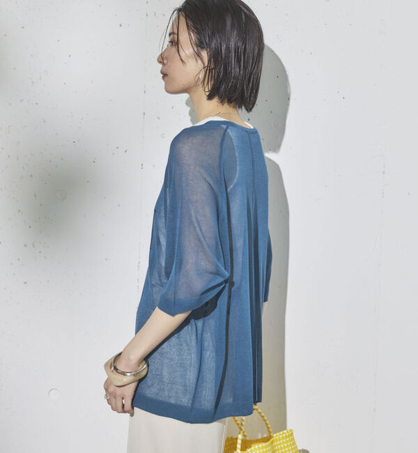 Doux archives「シアーロゴニット」|ニット・セーター|
