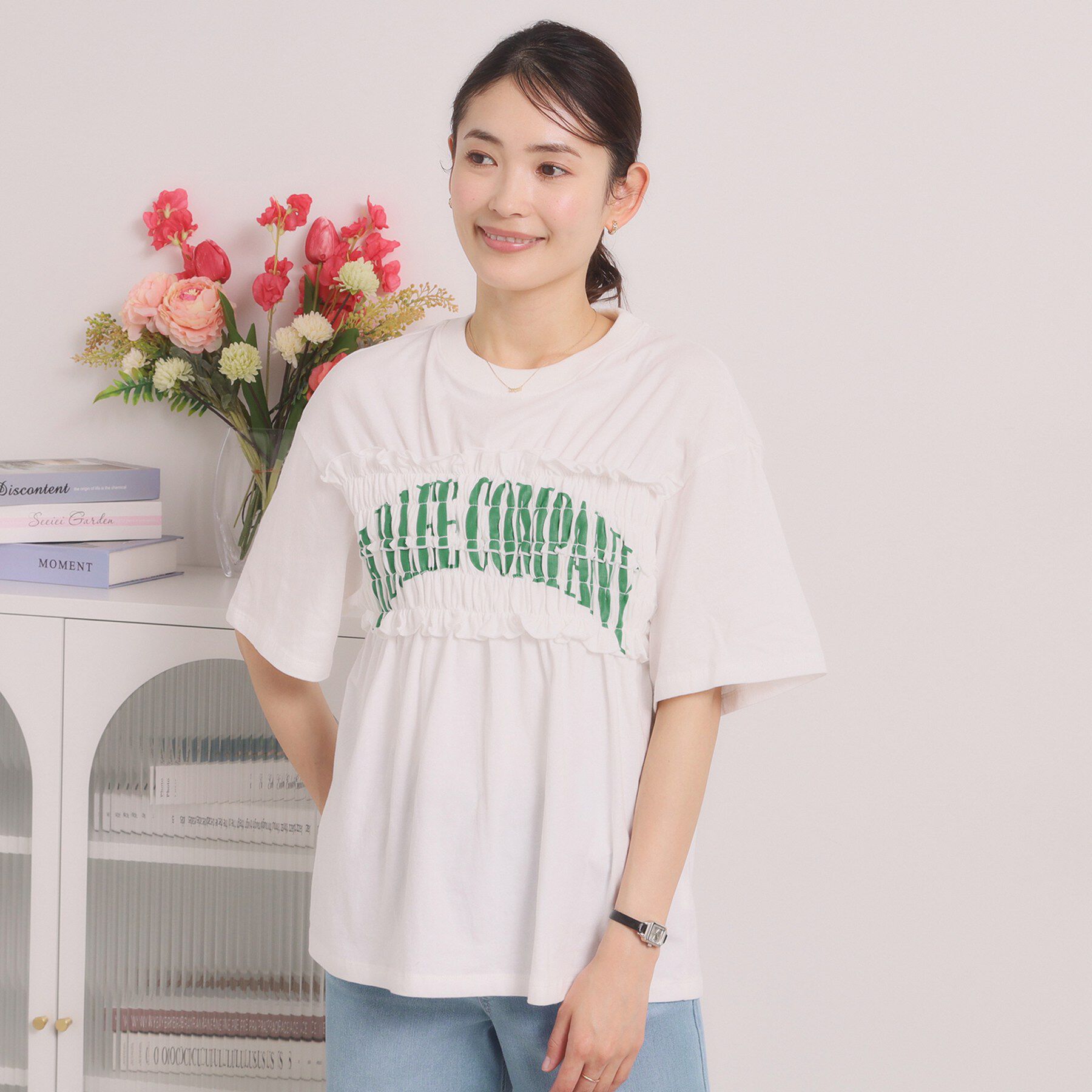 ITS&rsquo;DEMO「＜Lee＞ SHIRRING TEE」|Tシャツ・カットソー|