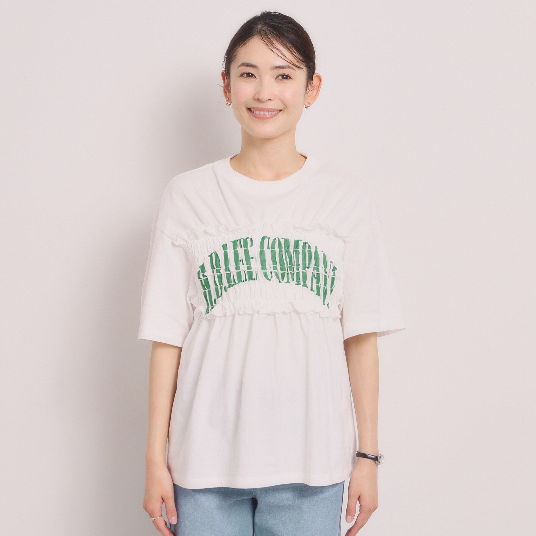 ITS&rsquo;DEMO「＜Lee＞ SHIRRING TEE」|Tシャツ・カットソー|