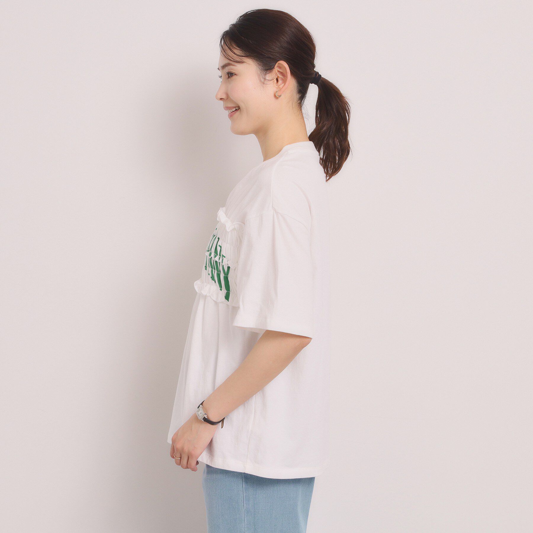 ITS&rsquo;DEMO「＜Lee＞ SHIRRING TEE」|Tシャツ・カットソー|