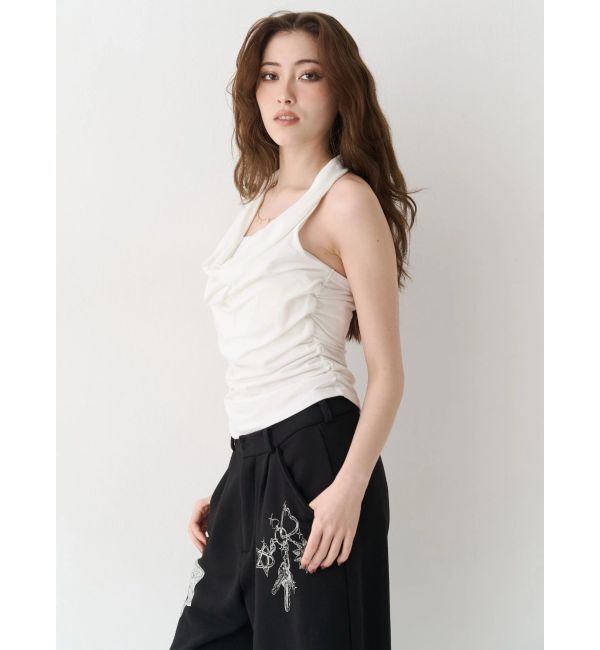 EVRIS「ネックレスホルターネックトップス」|キャミソール|
