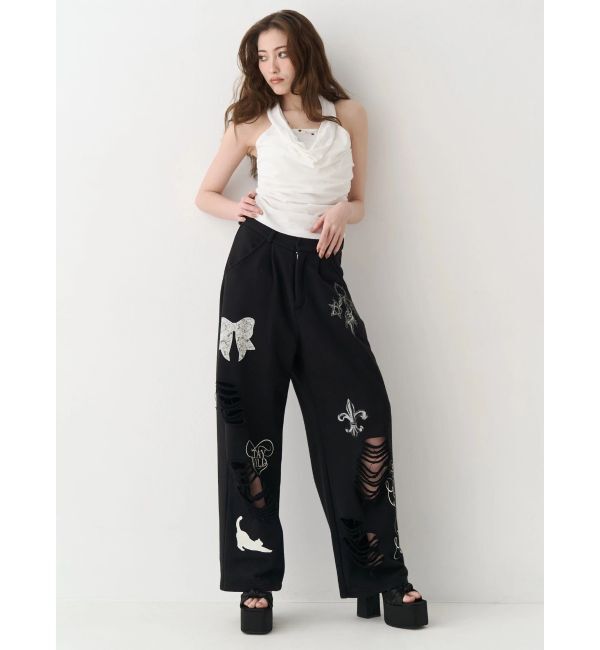 EVRIS「ネックレスホルターネックトップス」|キャミソール|