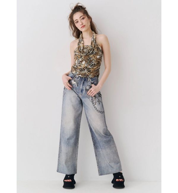 EVRIS「ネックレスホルターネックトップス」|キャミソール|