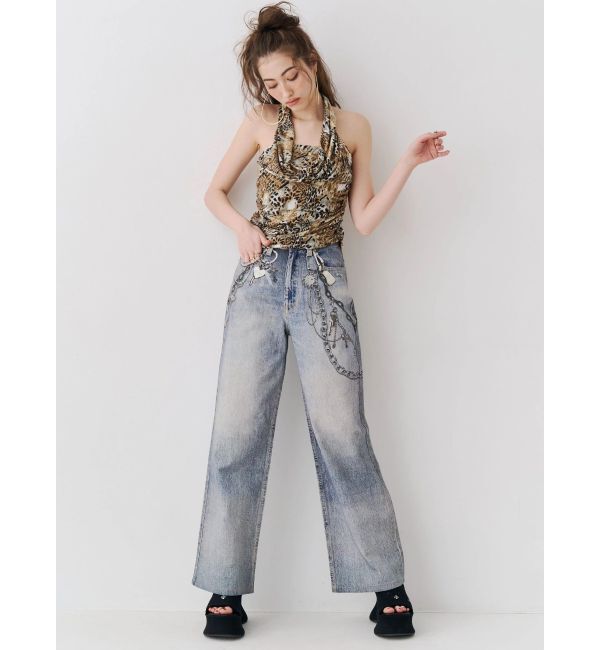 EVRIS「ネックレスホルターネックトップス」|キャミソール|