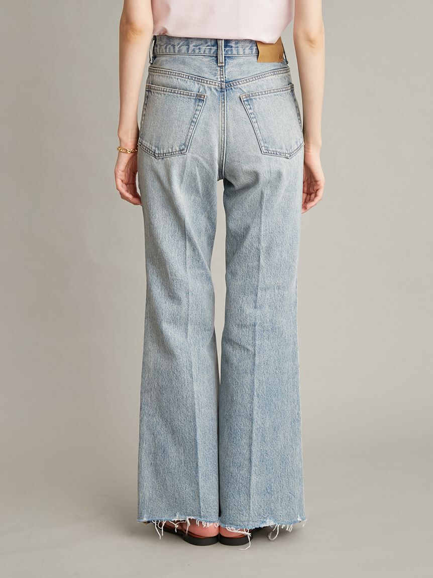 Mila Owen「【MILA PANTS】フレアデニムパンツ」|デニム|