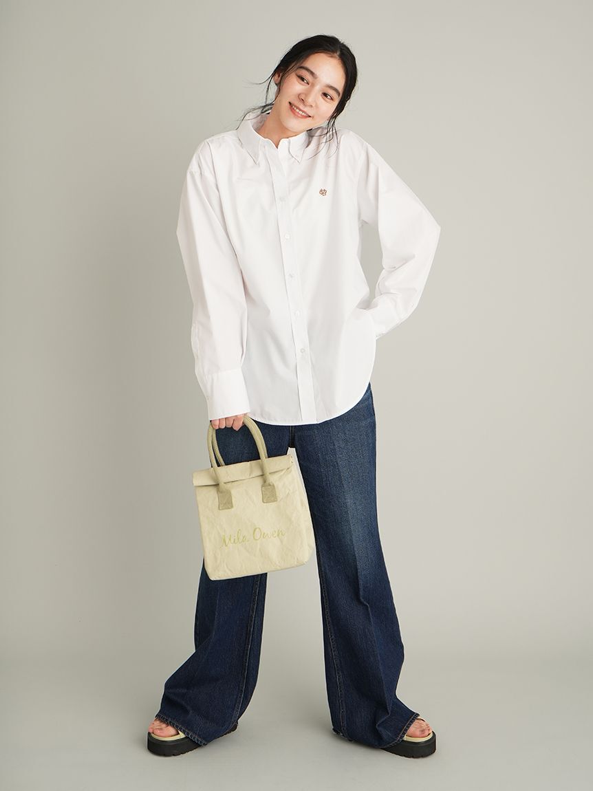 Mila Owen「【MILA PANTS】フレアデニムパンツ」|デニム|