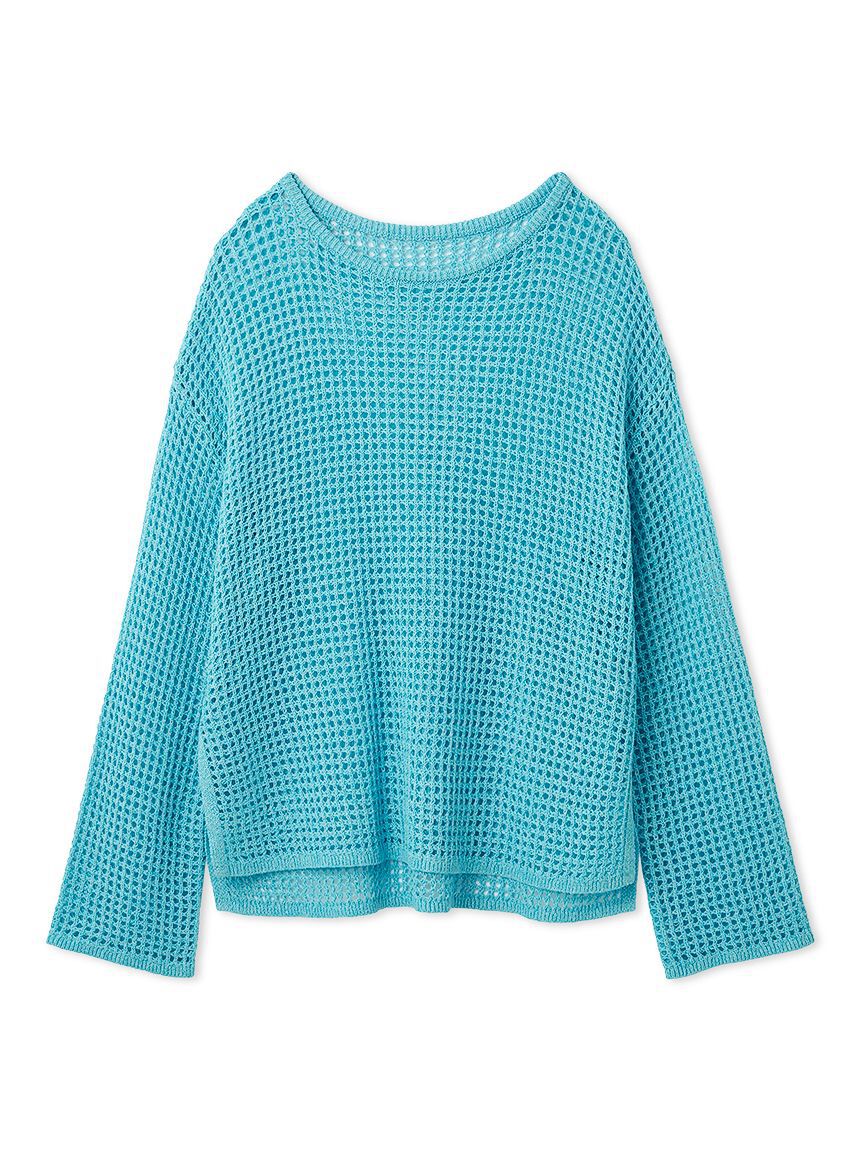 emmi atelier「メッシュニットプルオーバー」|ニット・セーター|