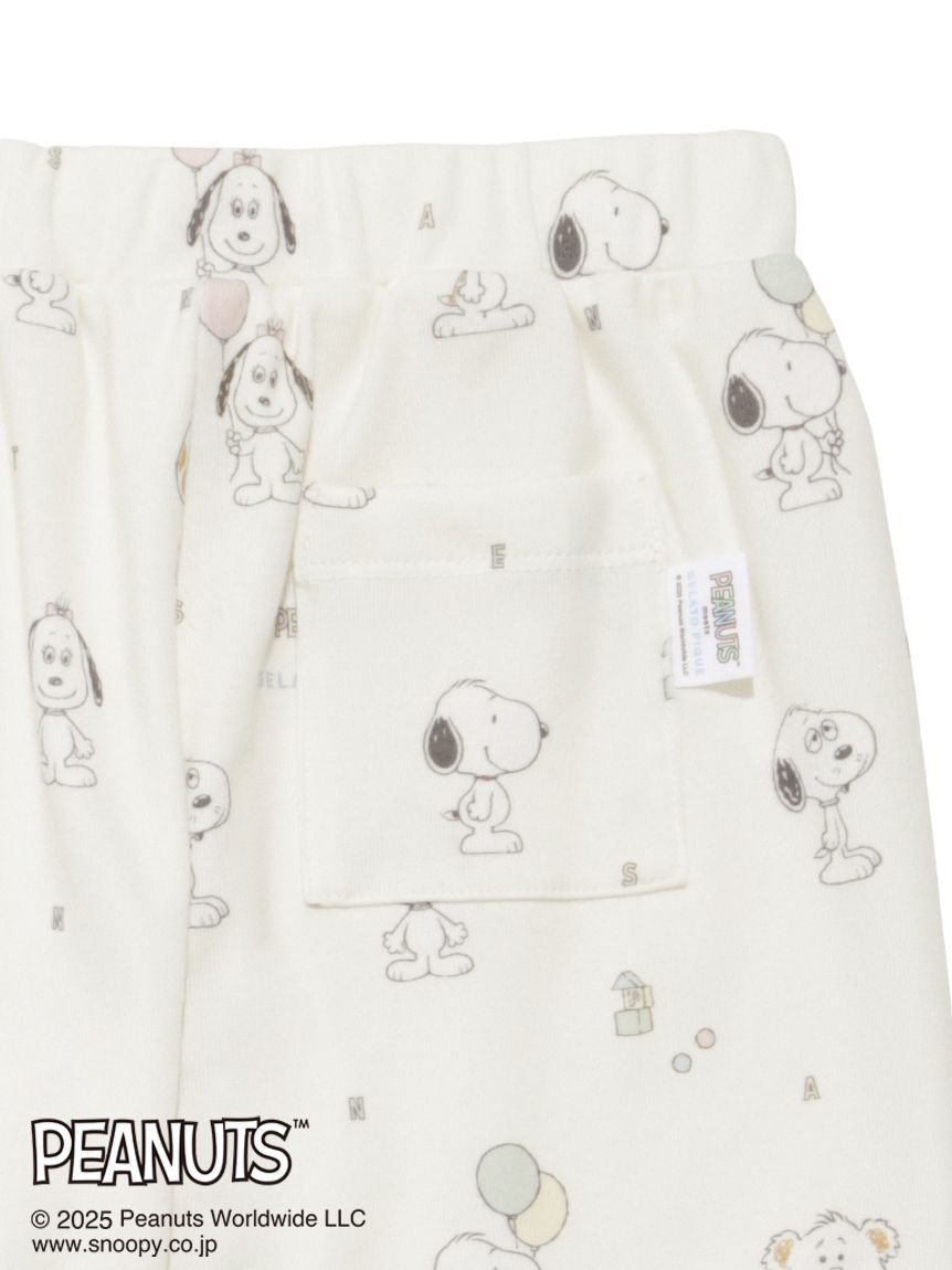 GELATO PIQUE KIDS & BABY「【PEANUTS PUPPIES】【KIDS】総柄ロングパンツ」|ルームウェア|