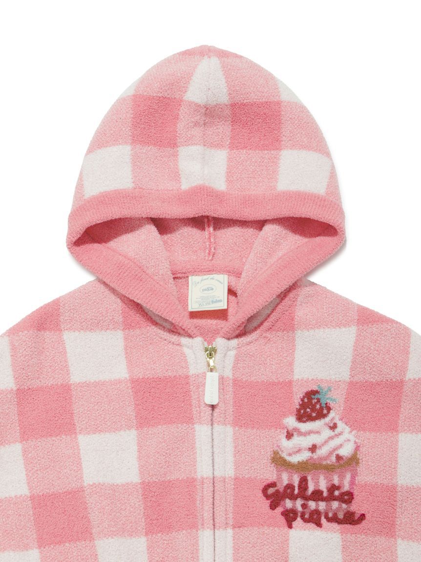GELATO PIQUE KIDS & BABY「【BABY】エアリーモコギンガムチェック柄ポンチョ」|その他ベビーウェア|