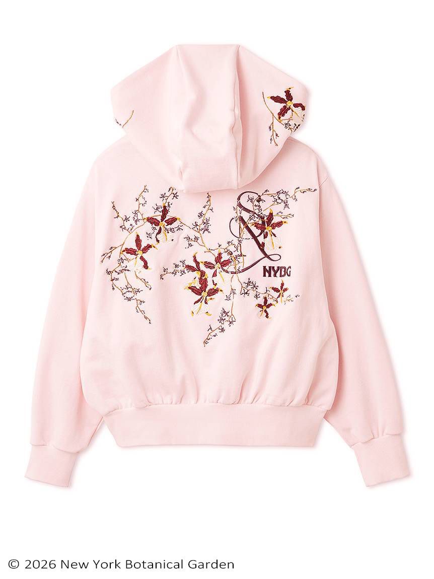 SNIDEL「NYBG エンブロイダリーフーディー」|パーカー|
