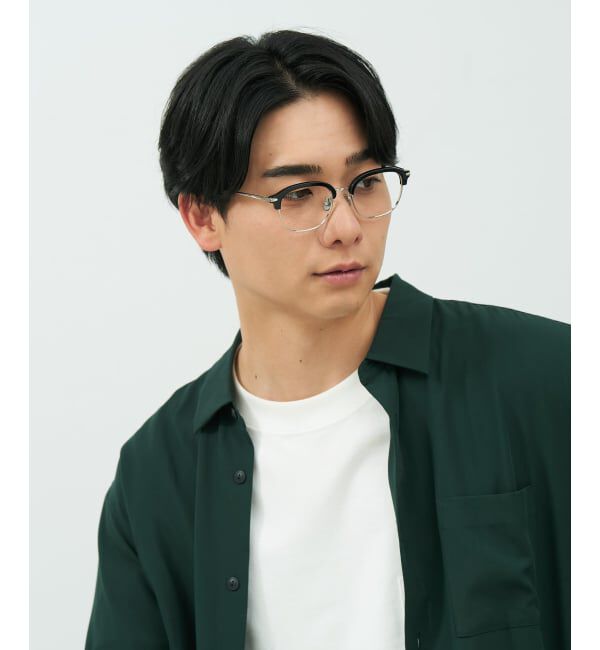  「Zoff｜ADAM ET ROPE' ウェリントン型 メガネ | サーモント 軽量 伊達メガネ おしゃれ レンズ交換券付」|メガネ|