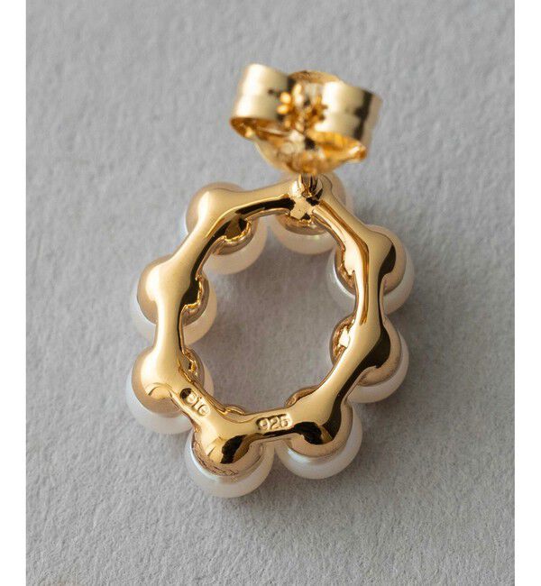 ete「パール オーバル ピアス」|ピアス|