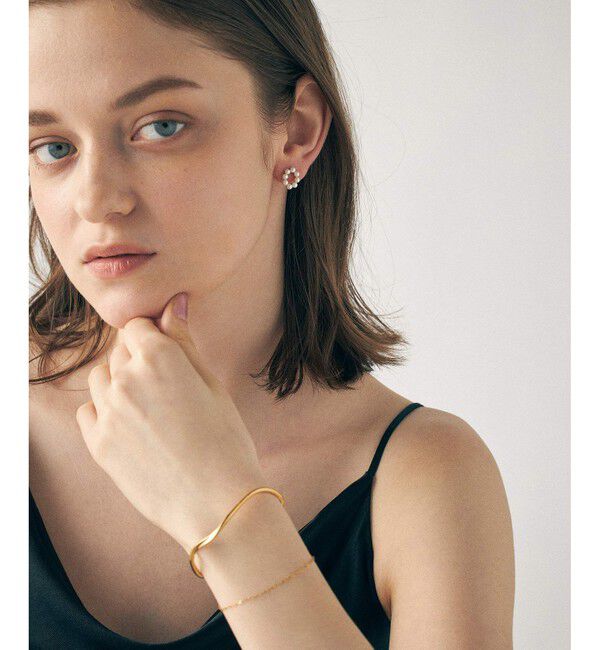 ete「パール オーバル ピアス」|ピアス|