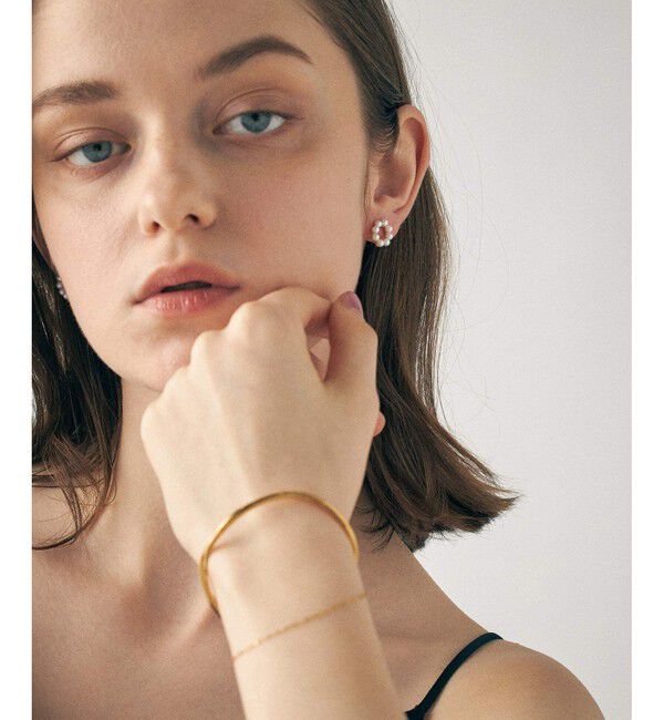 ete「パール オーバル ピアス」|ピアス|