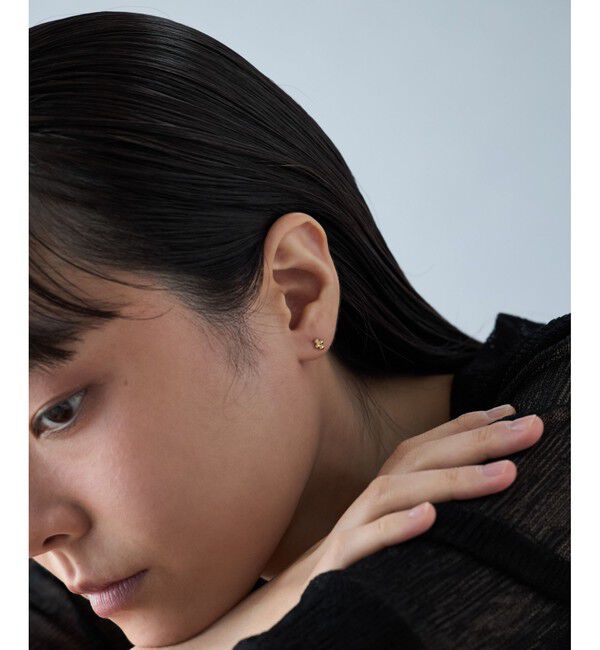 Jouete「K10YG ダイヤモンド ピアス」|ピアス|
