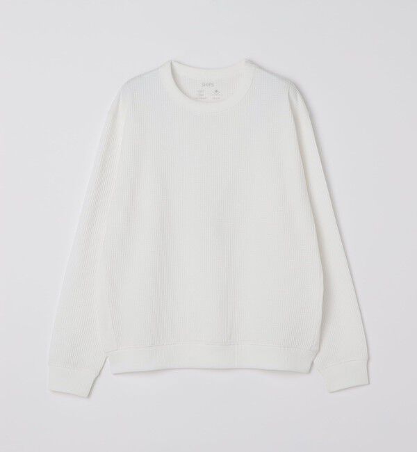 SHIPS「SHIPS:  〈軽量/UVカット〉SPEEDRY(R) ワッフル ロングスリーブ」|Tシャツ・カットソー|