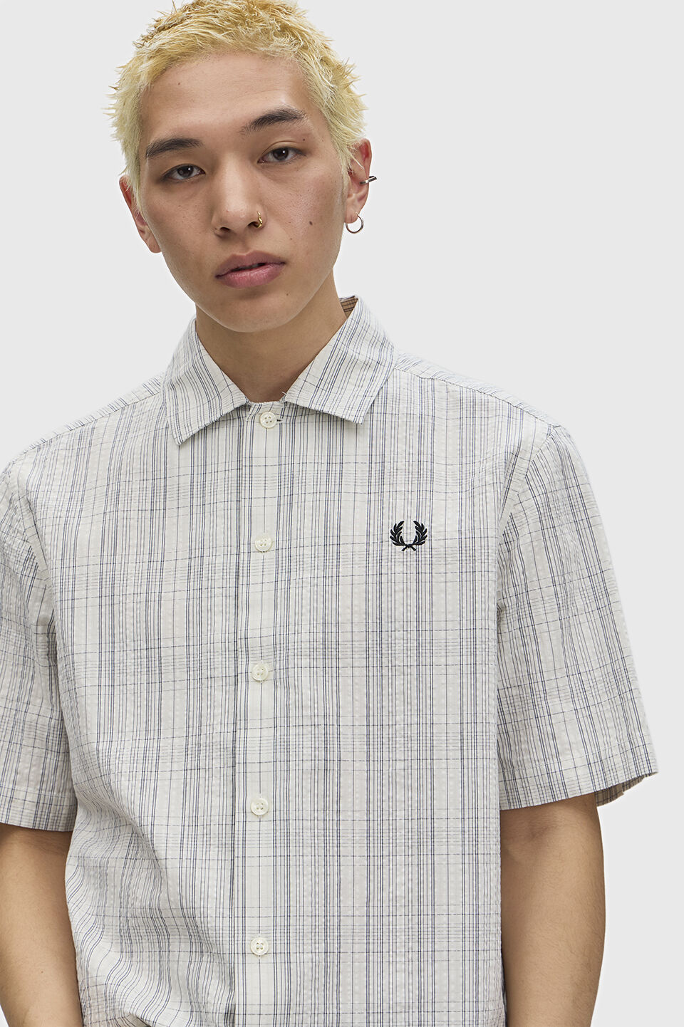 FRED PERRY 「Seersucker Check Shirt／シアサッカーチェックシャツ」|シャツ・ブラウス|
