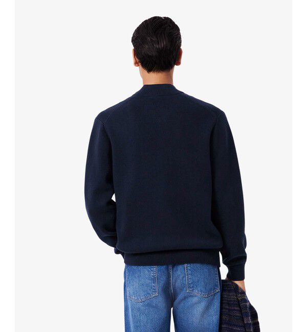 LACOSTE「ウールブレンドニット ジャケット ドライバーズニット」|カーディガン|