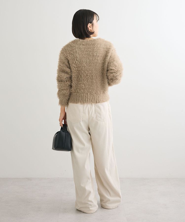 Green Parks「・Petit Fleur シャギーニットカーディガン」|カーディガン|