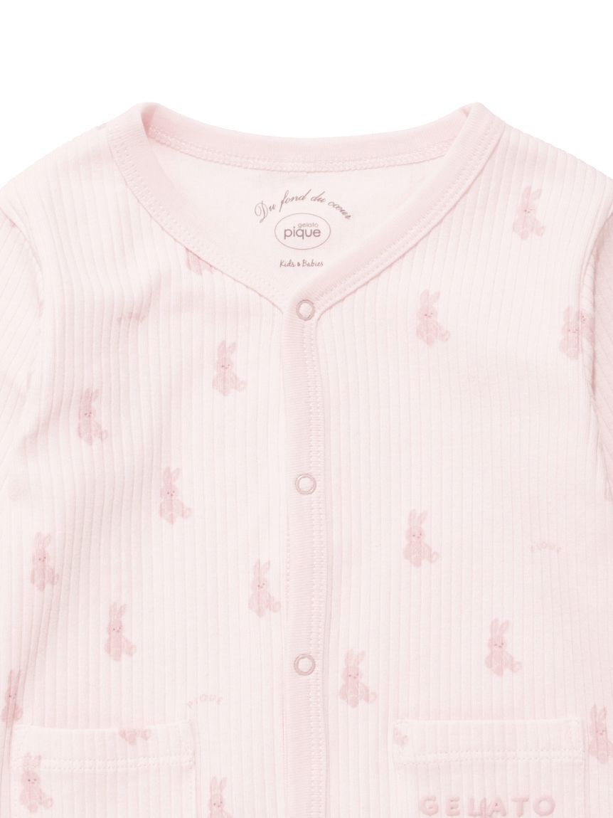 GELATO PIQUE KIDS & BABY「【BABY】ぬいぐるみ柄長袖ロンパース」|ロンパース|