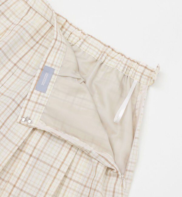 MACKINTOSH PHILOSOPHY「GREY LABEL ボイルチェックタックスカート」|スカート|