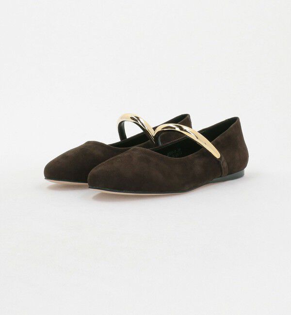 BEAUTY&YOUTH UNITED ARROWS「【別注】＜MOHI...＞メタルバーベルト フラットシューズ」|ローファー|