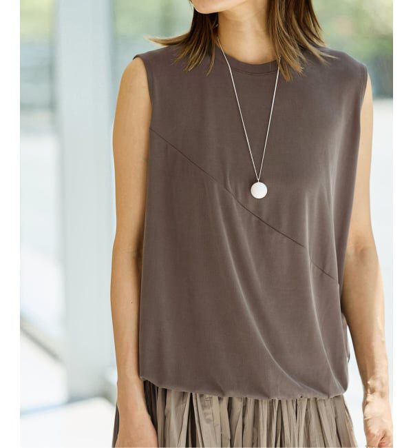 IENA LA BOUCLE「IENA LA BOUCLE ドレープカットソー」|Tシャツ・カットソー|