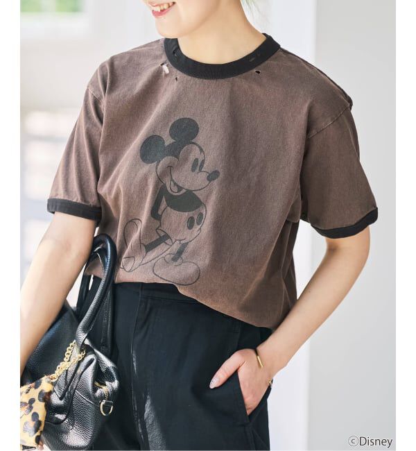 Spick and Span「《別注》GOOD ROCK SPEED / ダメージ / ミッキー / リンガーT」|Tシャツ・カットソー|