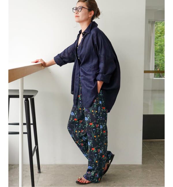 Spick and Span「《追加》TICCA / ティッカ 別注フラワープリントパンツ」|その他|