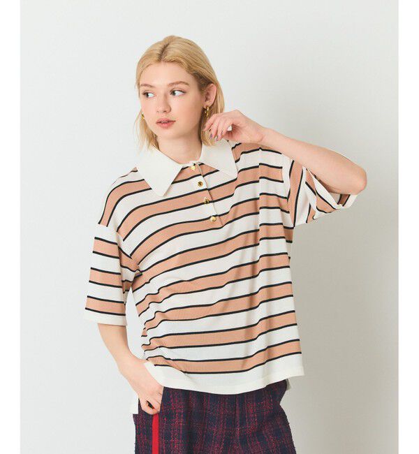 Grace Class「ボーダーニットトップ」|Tシャツ・カットソー|