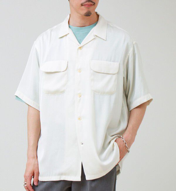GLOSTER「【PENDLETON/ペンドルトン】Open Collar Shirt」|シャツ・ブラウス|オフホワイト