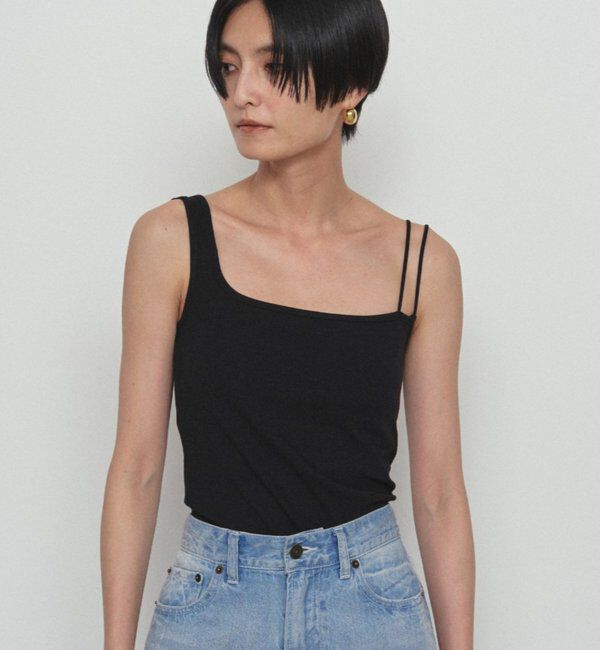  「【earthy_/アーシー】アシメタンク」|Tシャツ・カットソー|