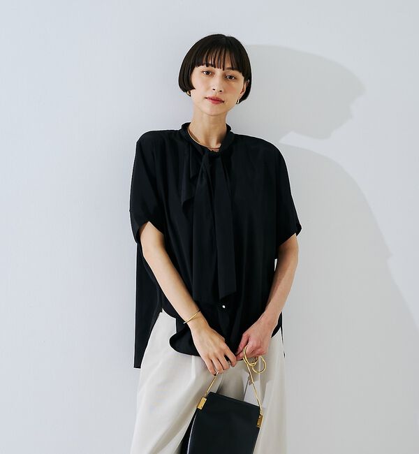 Rouge vif「ボウタイドルマンブラウス【予約】」|シャツ・ブラウス|