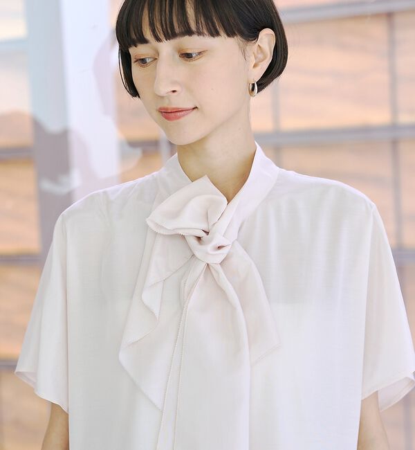 Rouge vif「ボウタイドルマンブラウス【予約】」|シャツ・ブラウス|