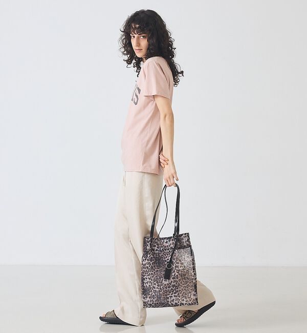LOWELL things「●SOEUR/レオパードシアートートバッグ/A4」|トートバッグ|