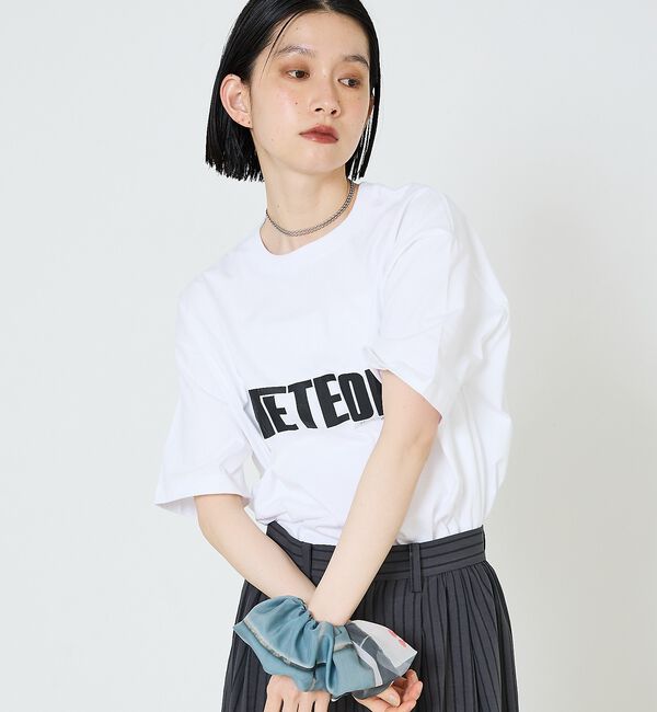 NOMINE「【LY】Haarelastiek　転写プリント ビッグ シュシュ」|ヘアバンド|