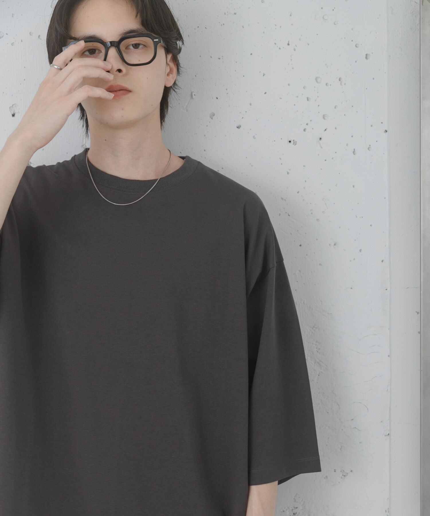 SENSE OF PLACE by URBAN RESEARCH「エクストラルーズTシャツ」|Tシャツ・カットソー|チャコールグレー