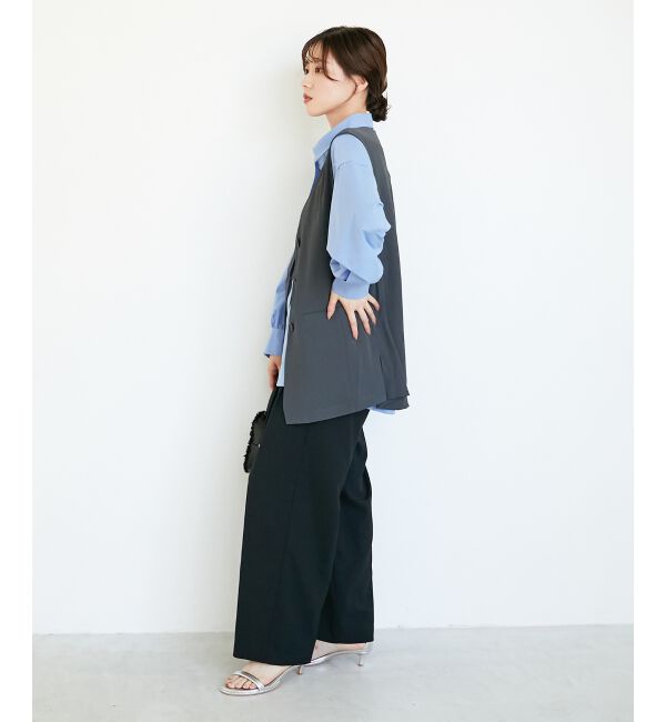  「《WEB限定アイテム》チュールレイヤードセットジレ」|その他|