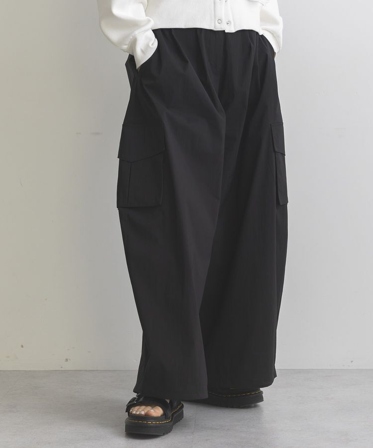 GARAGE OF GOOD CLOTHING「タフタワイドバレルパンツ」|その他|Black