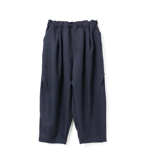mizuiro ind「mizuiro ind ワイドカーゴパンツ」|カーゴ|ネイビー