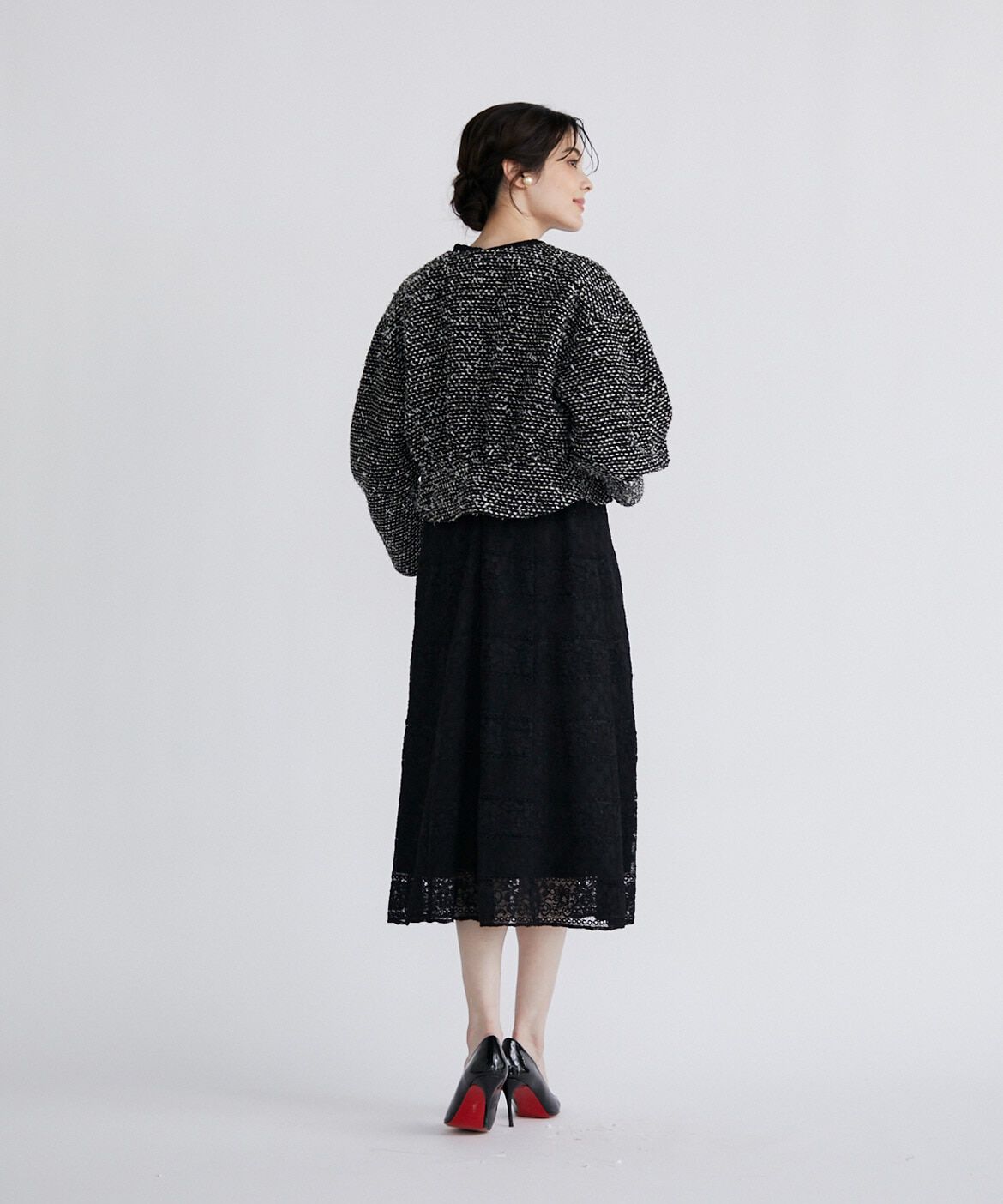Maglie le cassetto「《M Maglie le cassetto》スパンコールツイードジャケット」|その他|