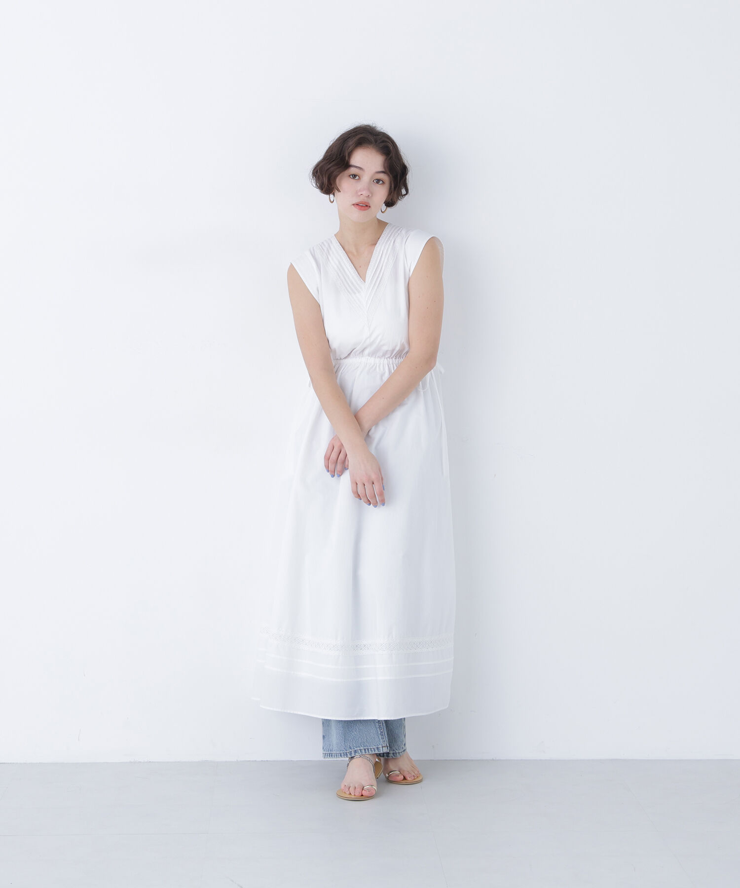  「〈N.〉ピンタックレースワンピース」|ワンピース|
